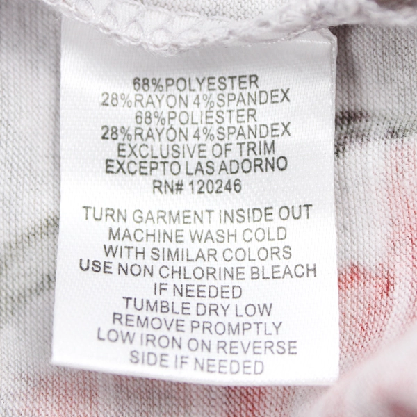 Wallflower Women's Size Medium Floral Cozy Gray Hoodie Sweater