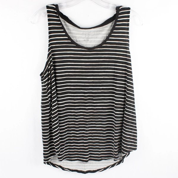 A New Day Women's Striped Slim Fit Any Day Tank Top Large