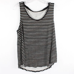 A New Day Women's Striped Slim Fit Any Day Tank Top Large