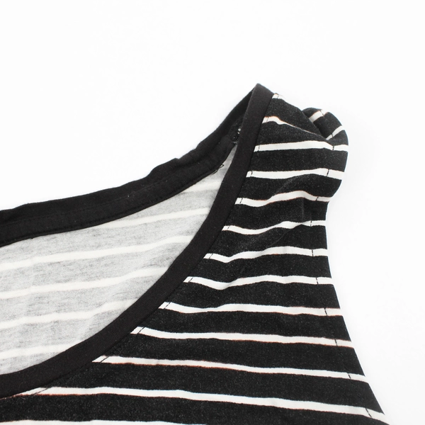 A New Day Women's Striped Slim Fit Any Day Tank Top Large