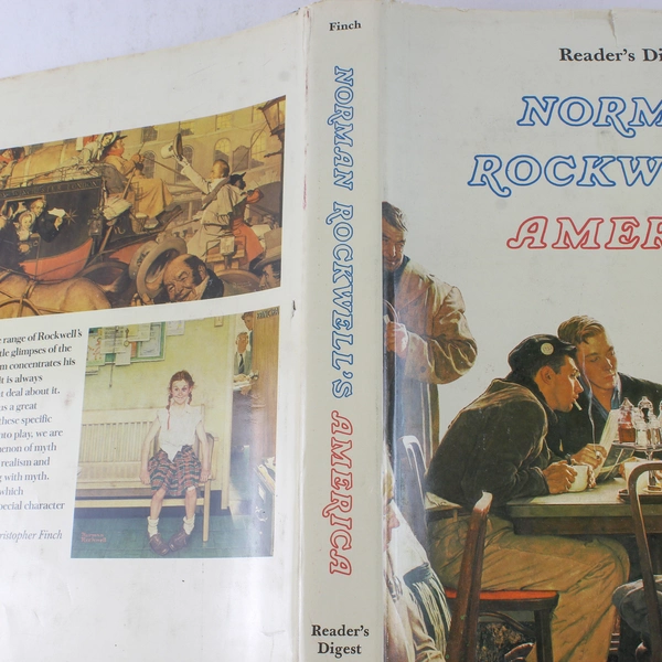 Norman Rockwell's America by Christopher Finch 1975 Hardcover - Pre-Owned