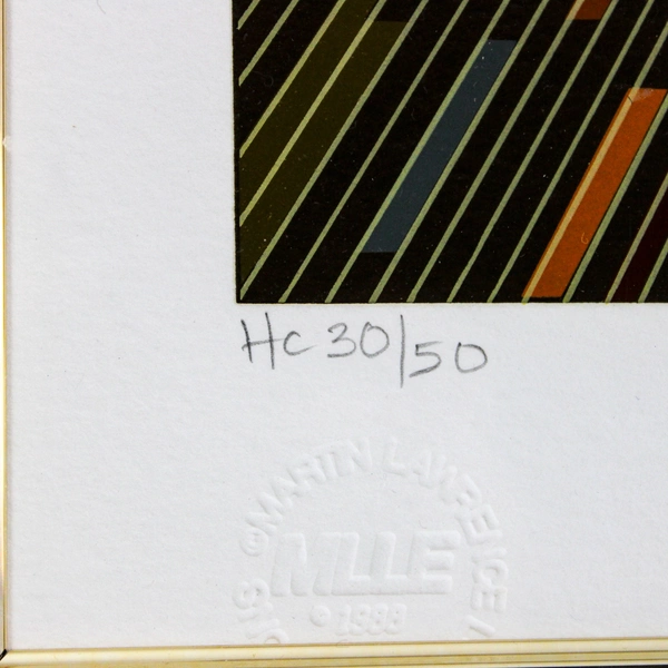 Hiro Yamagata Museum II Serigraph on Paper Hors Commerce 30/50 Framed 1988