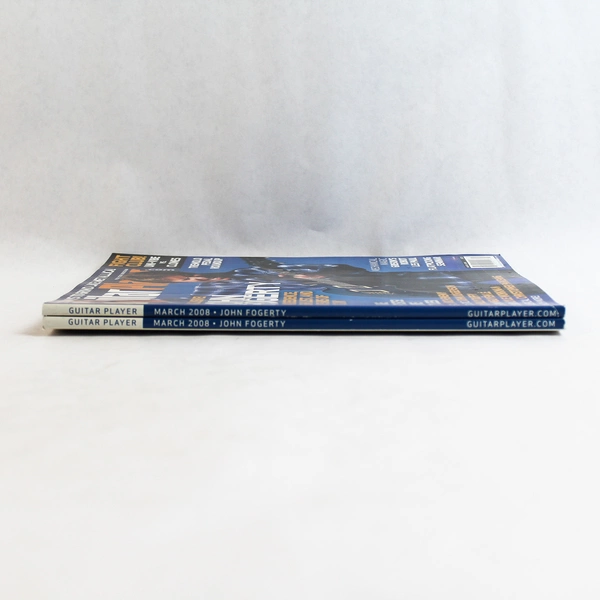 Lot Of 2 Guitar Player Magazines Featuring John Fogerty March 2008