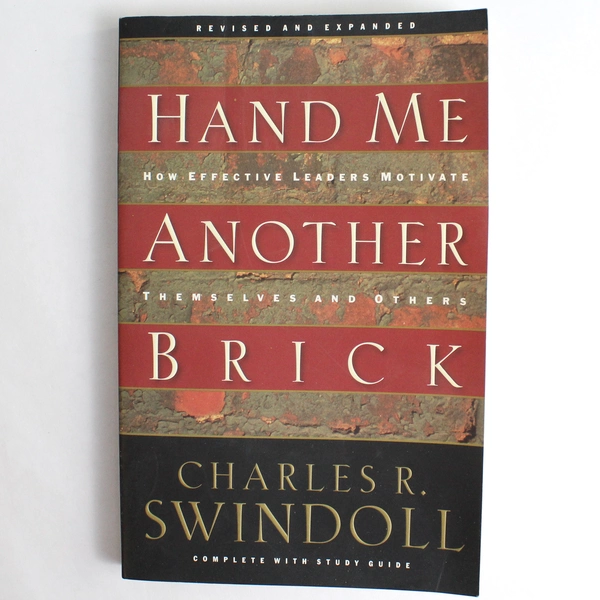 Hand Me Another Brick with Study Guide By Charles R. Swindoll 1998 PB