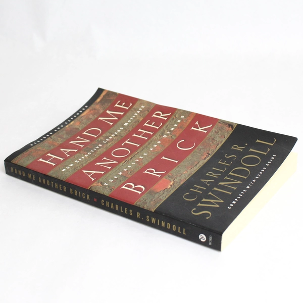 Hand Me Another Brick with Study Guide By Charles R. Swindoll 1998 PB