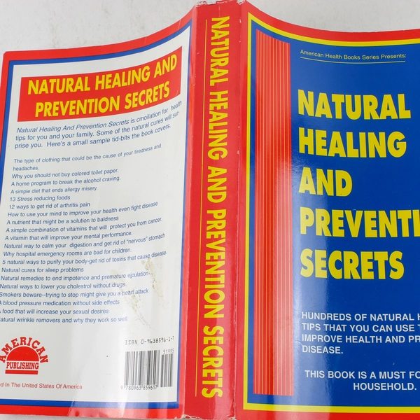 Natural Healing & Prevention Secrets by Nielson & Robinson - Pre-Owned Book