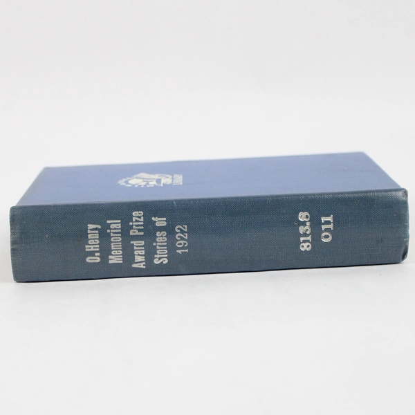 Antique O Henry Memorial Award Prize Stories of 1922 Short Stories 1923 HC