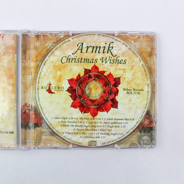 Christmas Wishes CD by Armik 2007 - Latin Flamenco, Cracked Case, As-Is