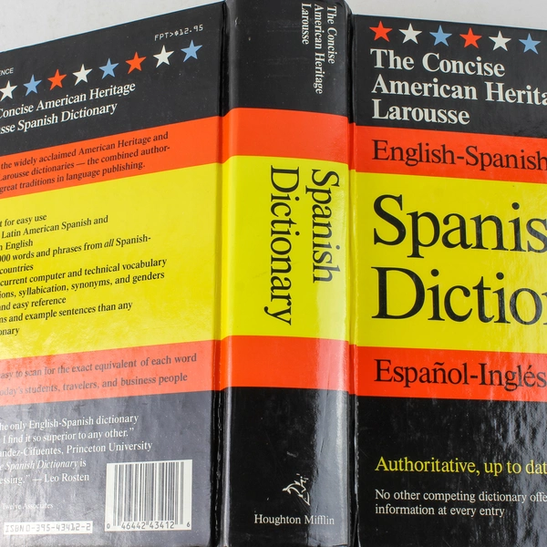 The Concise American Heritage English-Spanish Dictionary 1989 Hardcover