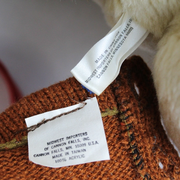 Midwest of Cannon Falls Stuffed Bear Reindeer Costume 16"