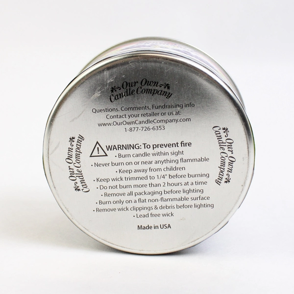 Our Own Candle Co Scented Candle, 5 oz Lavender Chamomile Tin