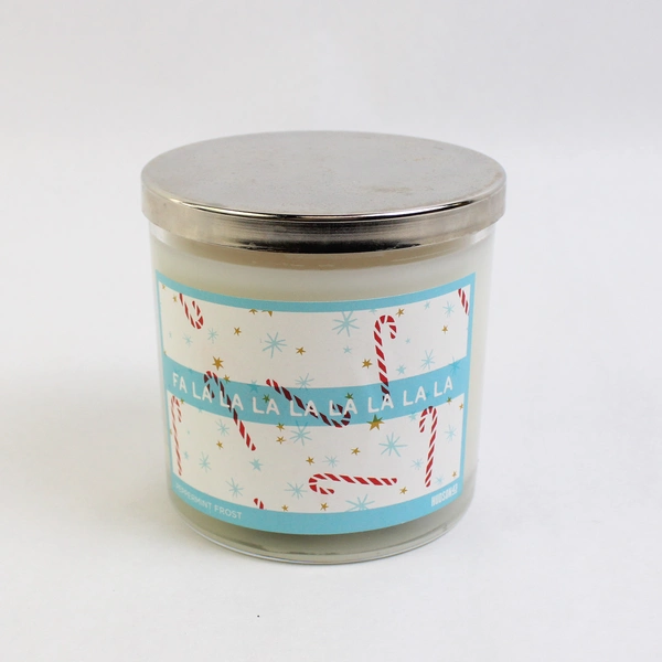 Hudson 43 Scented Candle 14 oz, Peppermint Frost Vanilla Sugar