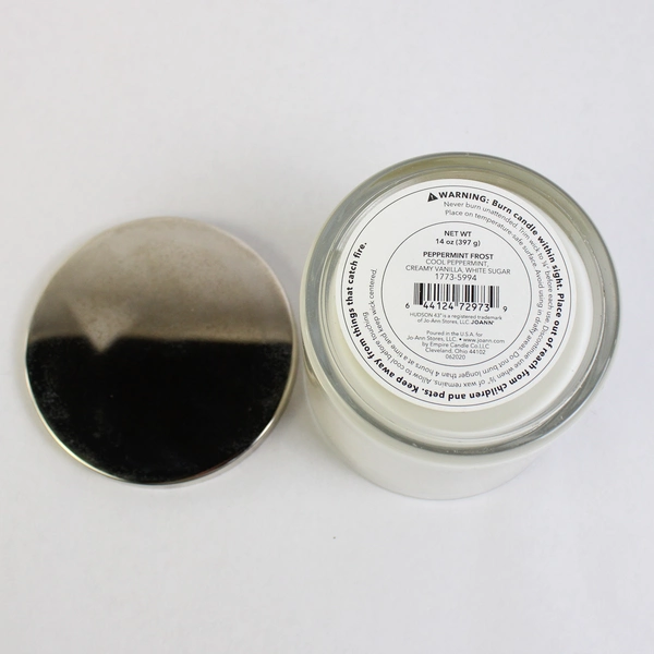 Hudson 43 Scented Candle 14 oz, Peppermint Frost Vanilla Sugar