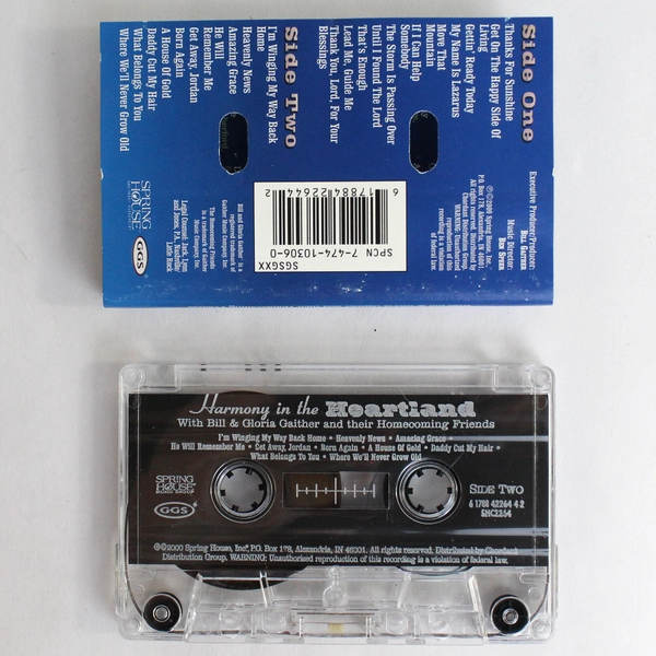 Gaither Gospel Series Harmony In The Heartland Homecoming Gospel Cassette