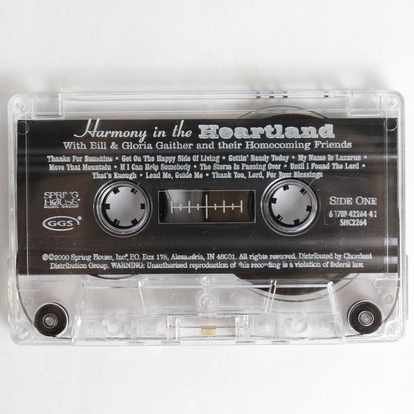 Gaither Gospel Series Harmony In The Heartland Homecoming Gospel Cassette