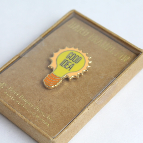 Good Idea Light Bulb Enamel Pin Peter Pauper Press
