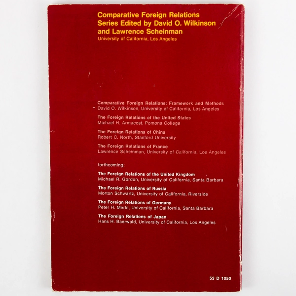 The Foreign Relations of China by Robert C. North (1969, Paperback)