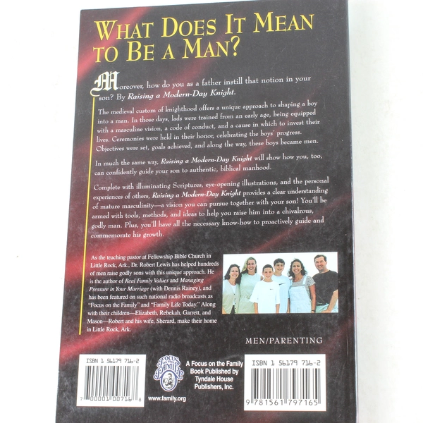 Raising a Modern-Day Knight by Robert Lewis 1997 Paperback - Good Condition