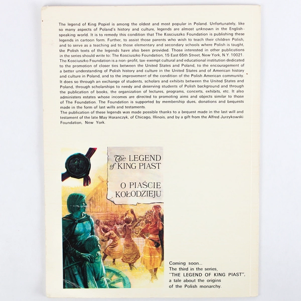 King Popiel And The Mice Text By Barbara Seidler (English/Polish, 1976, Comic)