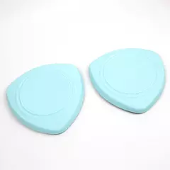 Lezer Set of 2 Cushioned Wrist or Knee Pads, Yoga Core Slider Disc Multipurpose