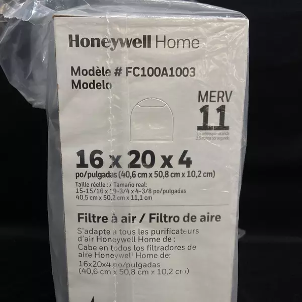 Honeywell FC100A1003 16" x 20" x 4" Media Air Filter - MERV 11