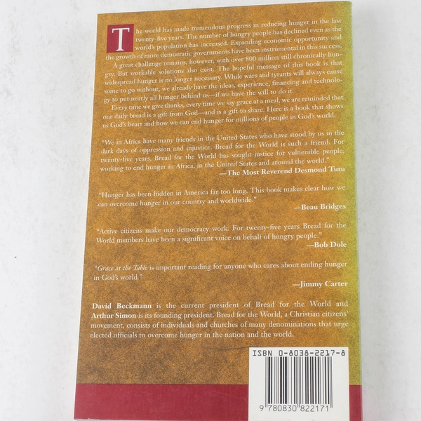 Grace at the Table by Simon & Beckmann 1999 Paperback - Good Condition