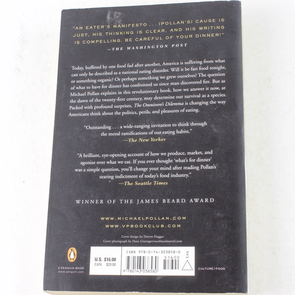 The Omnivore's Dilemma by Michael Pollan 2006 Penguin Paperback - Good Condition