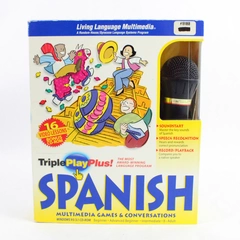 1997 Triple Play Plus Spanish Grammar Windows 95 3.1 CD-ROM Incomplete