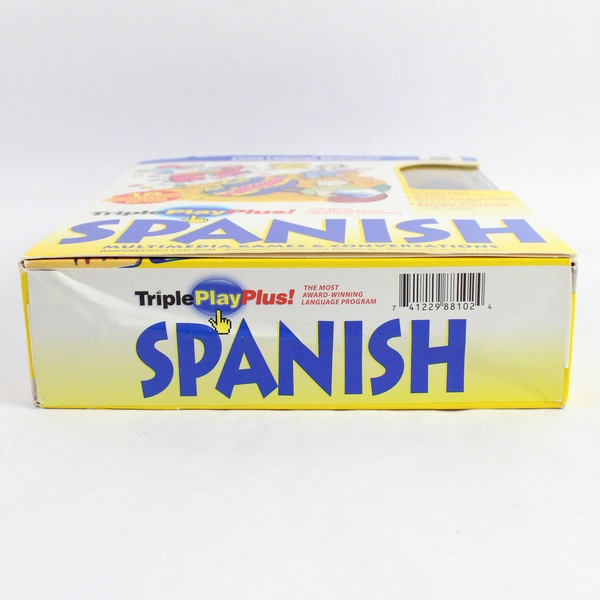 1997 Triple Play Plus Spanish Grammar Windows 95 3.1 CD-ROM Incomplete