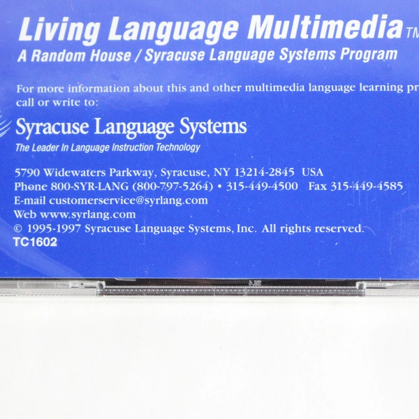 1997 Triple Play Plus Spanish Grammar Windows 95 3.1 CD-ROM Incomplete