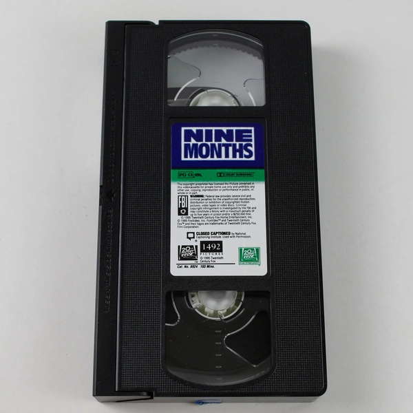 Nine Months VHS 1996 20th Century Fox Video Hugh Grant