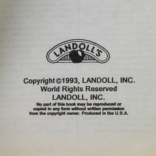 Webster's Thesaurus 1993 by Landoll - Good Condition, Home Office Reference