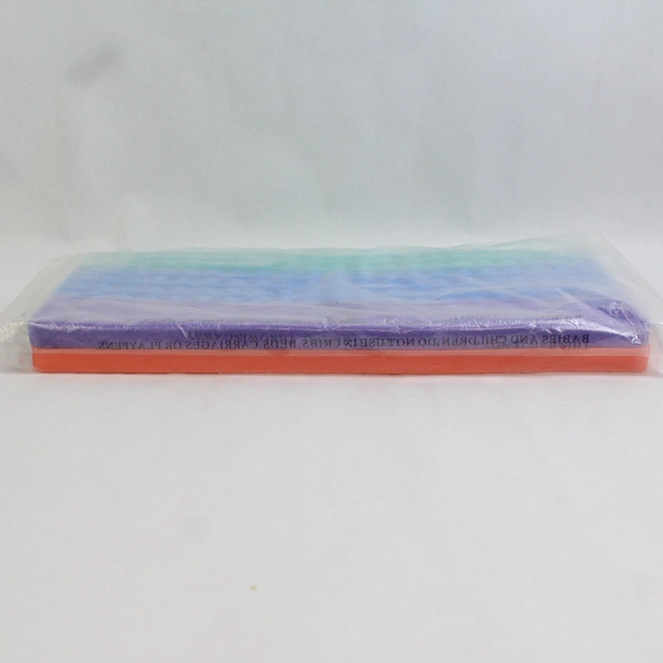 UimoKi 441 Jumbo Sensory Push Pop Mat Silicone Rainbow Fidget Toy 16 x 16 in