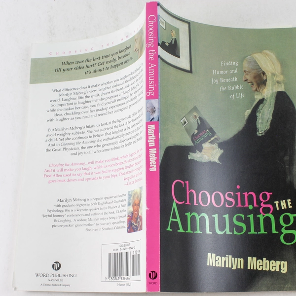 Choosing the Amusing by Marilyn Meberg 1999 Paperback Humor Book