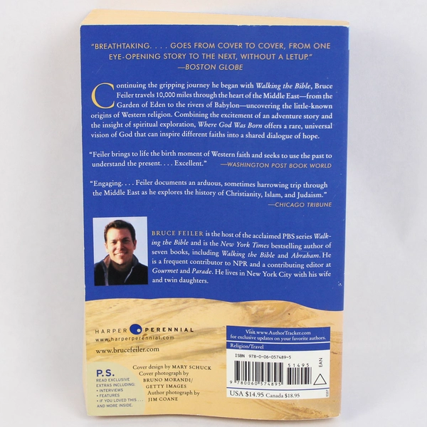 Where God Was Born By Bruce Feiler 2007 Paperback