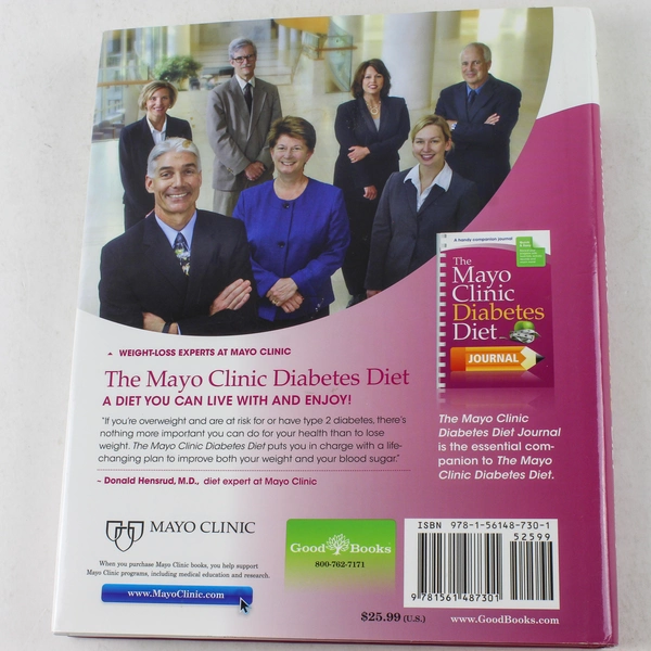 Mayo Clinic Diabetes Diet Book - Pre-Owned, Good Condition, Health Guide