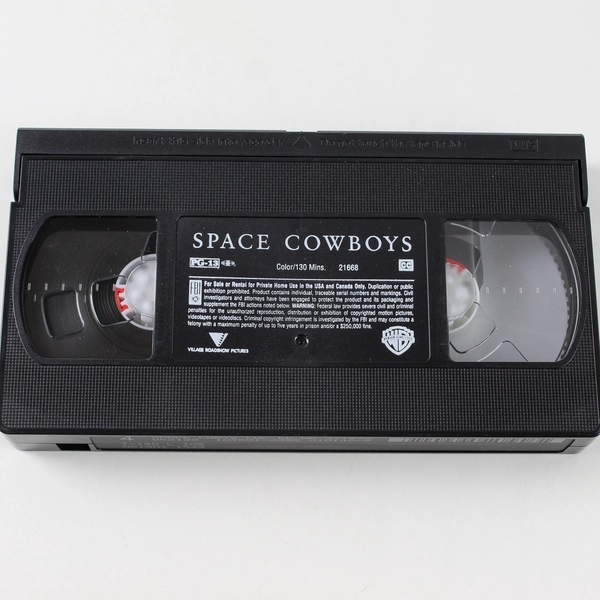 Space Cowboys VHS 2001 Warner Bros Clint Eastwood Tommy Lee Jones
