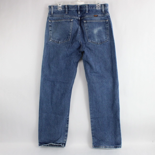 Rustler Medium Wash 100% Cotton Denim Jeans Men's Size 34 x 30