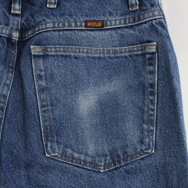 Rustler Medium Wash 100% Cotton Denim Jeans Men's Size 34 x 30