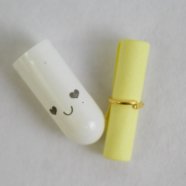 Formemory Capsule Letters, 25 pc Message in a Bottle w Cork