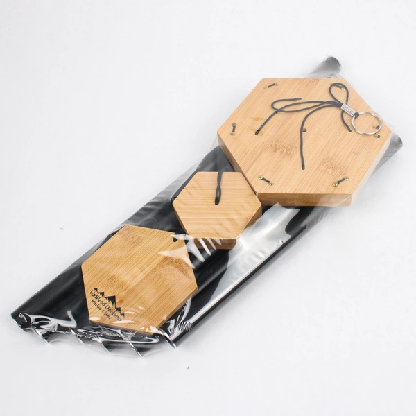 Upblend Outdoors Memorial Wailua Wind Chime, Bamboo Black 29"