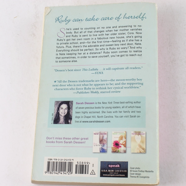 Lock and Key by Sarah Dessen 2009 Paperback Good Condition, Spine Wear