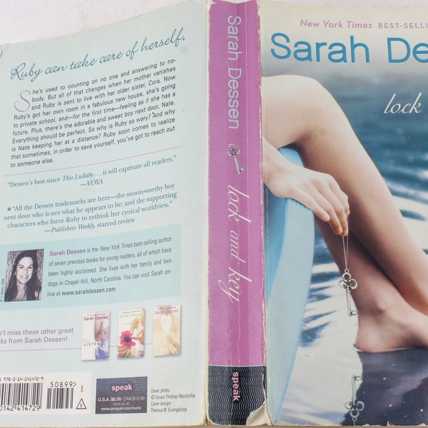 Lock and Key by Sarah Dessen 2009 Paperback Good Condition, Spine Wear