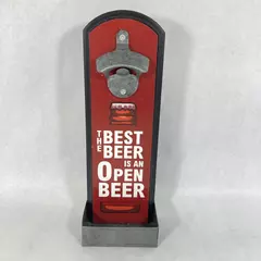Free Standing Bottle Opener Plaque The Best Beer Is An Open Beer 