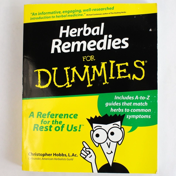 Herbal Remedies for Dummies by Christopher Hobbs (1998 Wiley Publishing PB