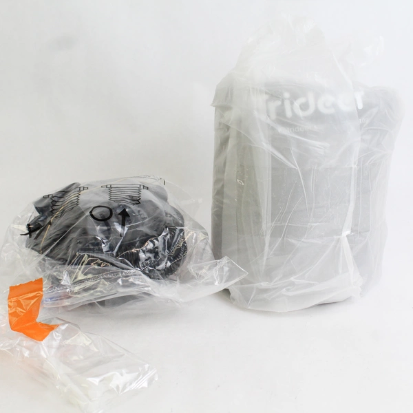 Trideer Extra Thick Yoga Exercise Ball w/ Quick Pump, Large Silver PVC 23-26 in