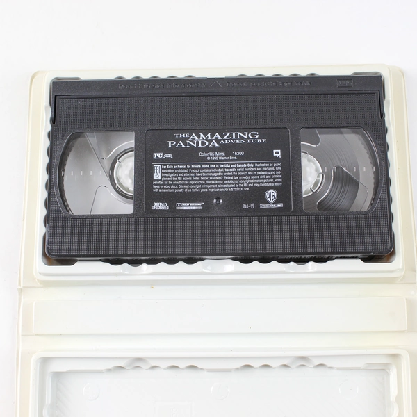 The Amazing Panda Adventure VHS 1996 Clam Shell Warner Brothers