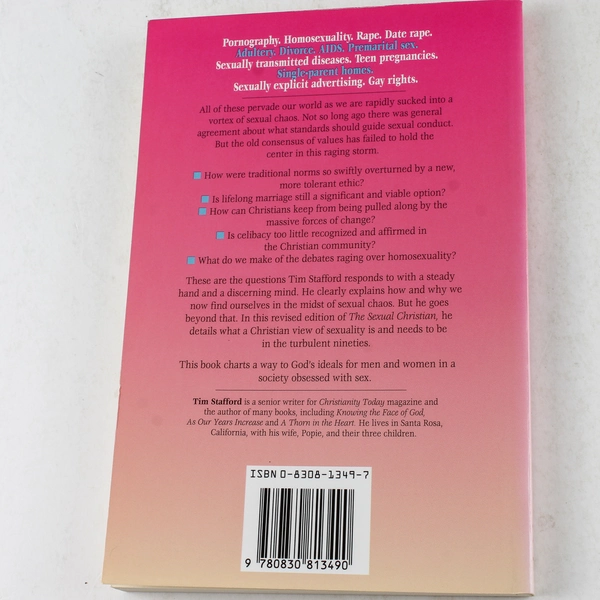 Sexual Chaos by Tim Stafford 1993 Paperback - Good Pre-Owned Condition