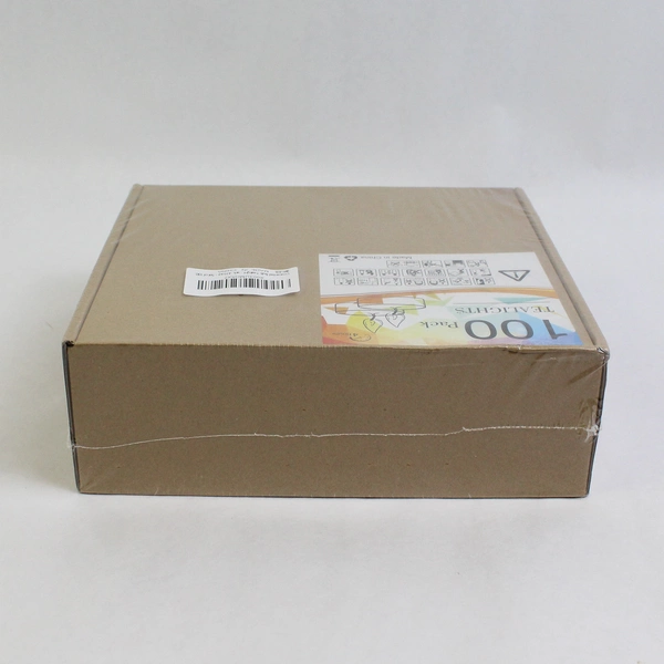 Sealed Set of 100 Unscented Tea Lights with 4 Hour Burn Time