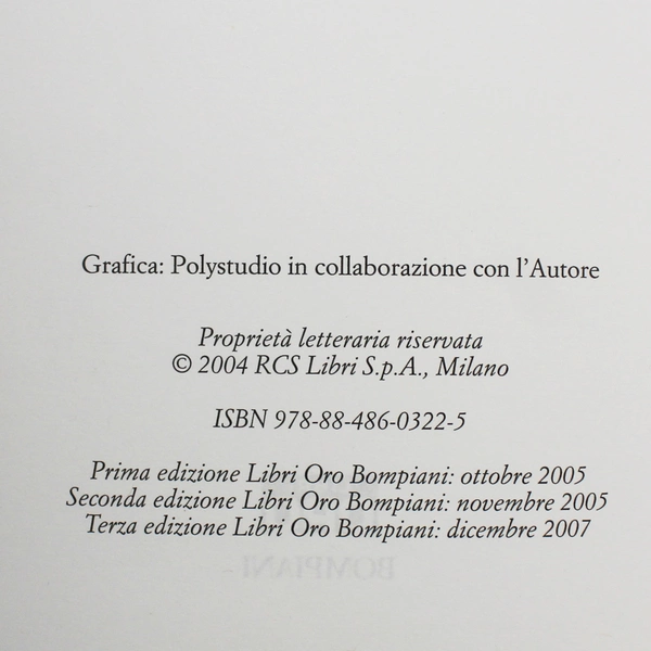 Umberto Eco La Misteriosa Fiamma Della Regina Loana 2007 Bompiani HC